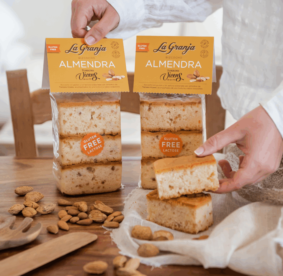 Pa de pessic d'ametlles sense gluten i sense lactosa Torrons Vicens