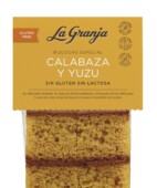 Bizcocho especial calabaza y yuzu sin gluten y sin lactosa
