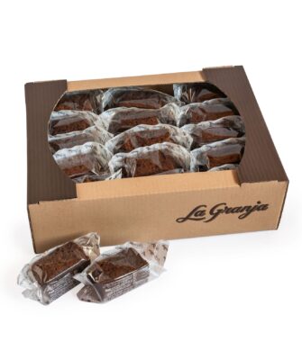 Caja de bizcocho especial chocolate y avellana 30uds