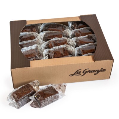 Chocolate and hazelnut sponge cake 30uds