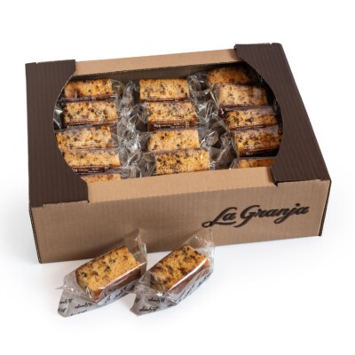Box of Orange and Chocolate Sponge Cake 30uds