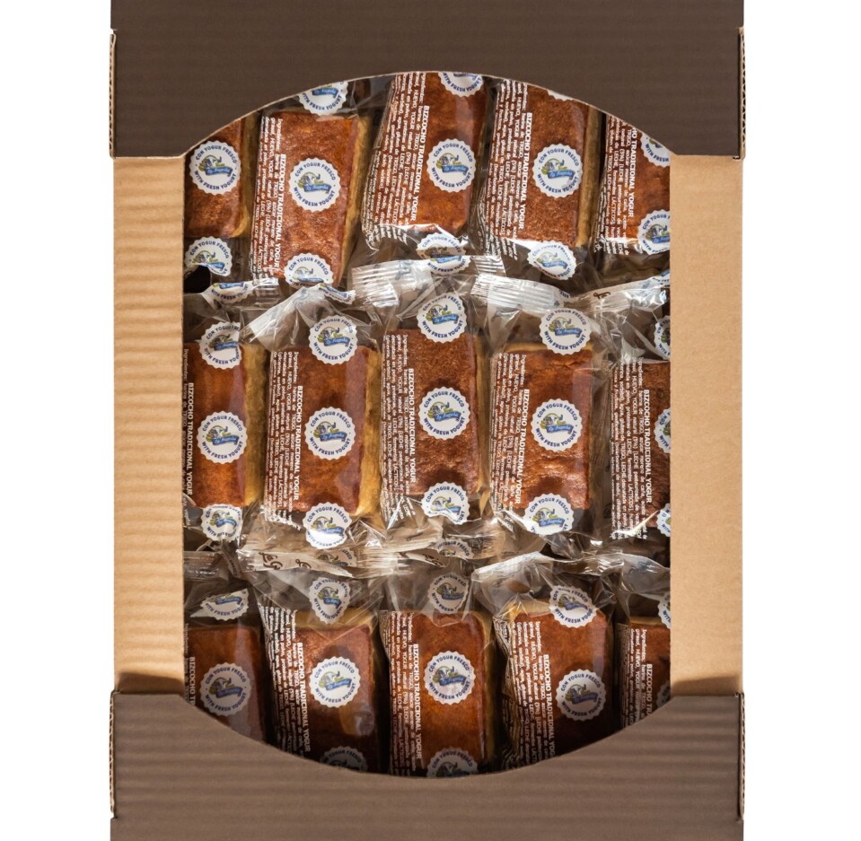 Caja bizcocho tradicional yogur La Fageda 30uds