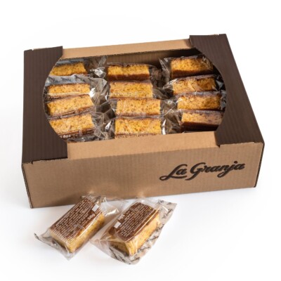 Caja de bizcocho tradicional original 30uds