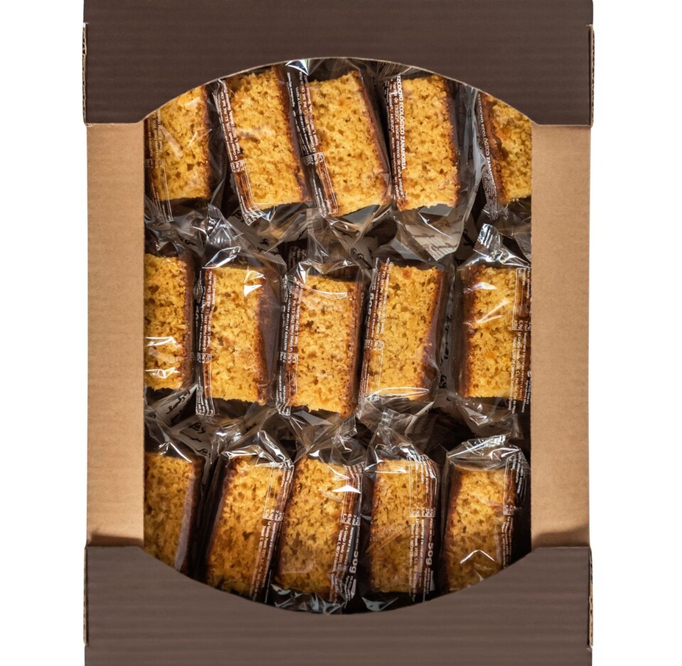 Caja de bizcocho tradicional original 30uds