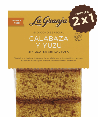 Bizcocho tradicional carrot cake sin gluten y sin lactosa