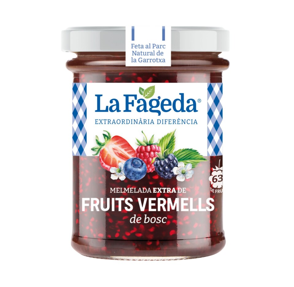 Extra red berries forest jam