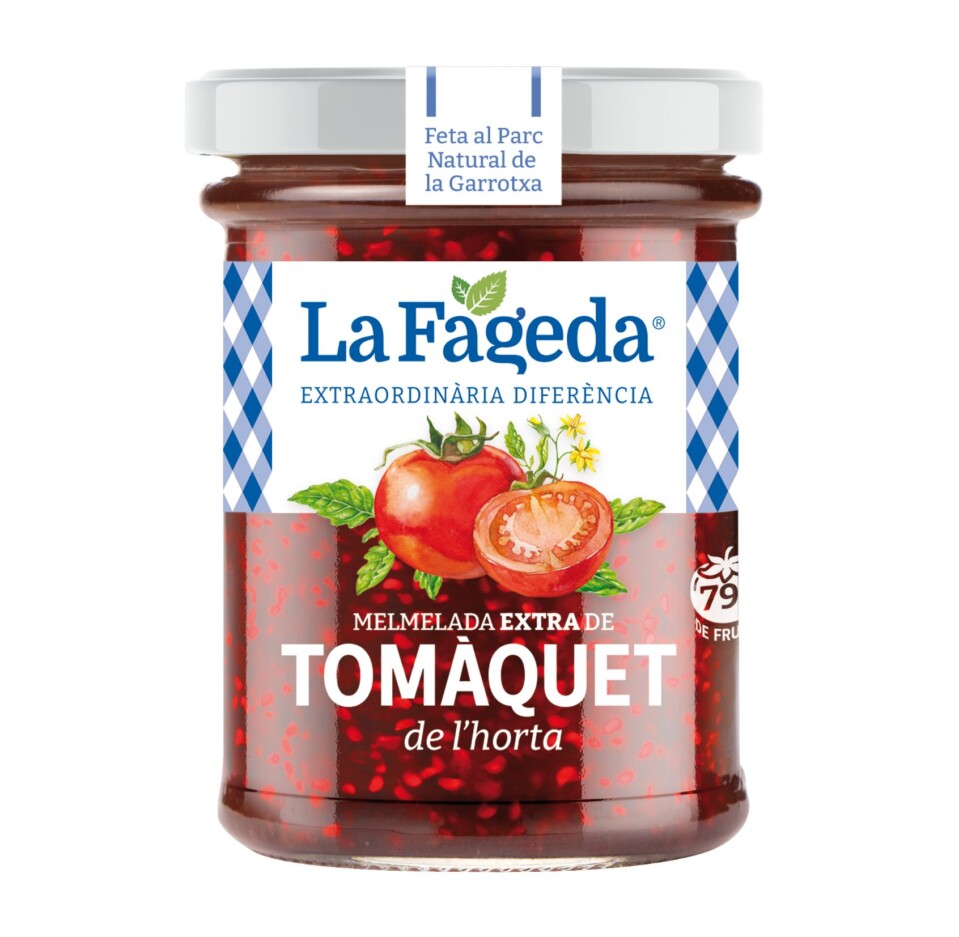 Extra tomato jam from the vegetable garden