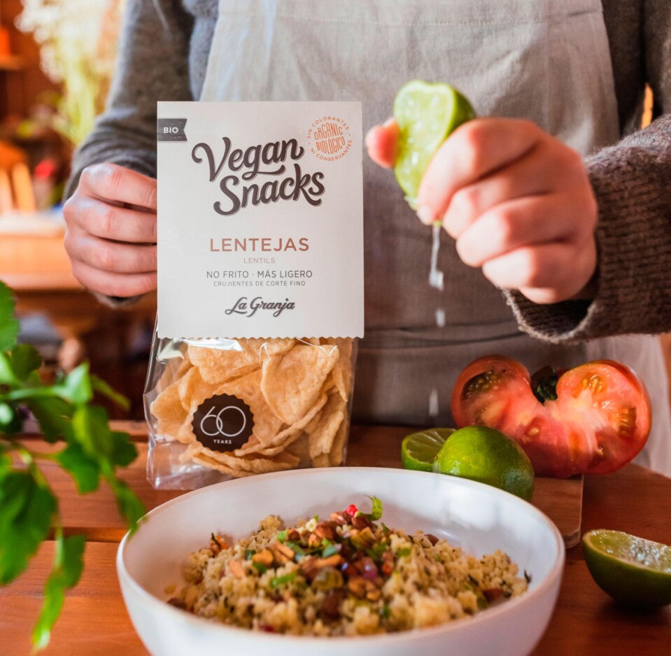 Vegan snacks lenteja