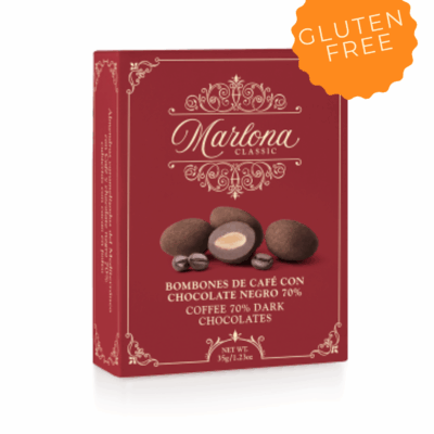 Bombons de cafè amb xocolata negra 70%