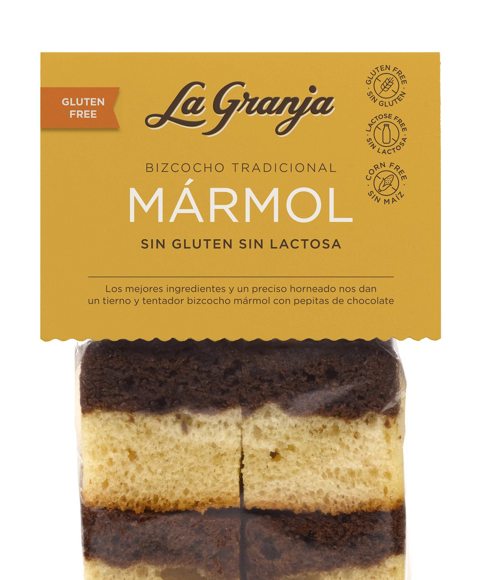 Pa de pessic tradicional marbre sense gluten i sense lactosa
