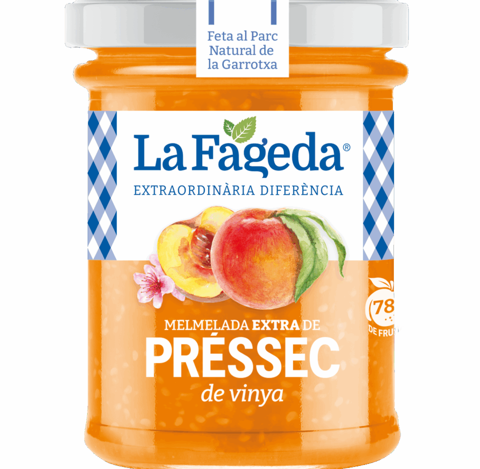 Melmelada extra de préssec de vinya