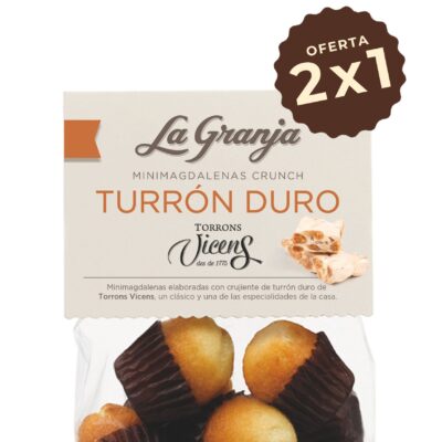 Mini-magdalenes crunch de torró dur Torrons Vicens